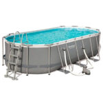 PISCINA OVALE STEEL FILTRO 3F  610x366 h 122 BESTW 5611R PISCINE FUORI TERRA BESTWAY  C BESTWAY