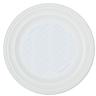 PIATTO FONDO BIANCO             Pz 15 NATURAL BIBO 5521735 MONOUSO PLASTICA             C NATURAL BIBO