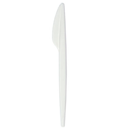 COLTELLO BIANCO                 Pz 15 NATURAL BIBO 6642790 MONOUSO PLASTICA             C NATURAL BIBO
