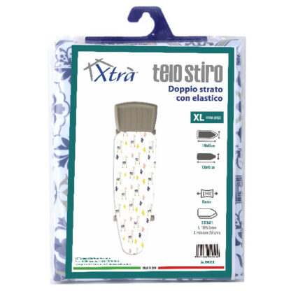 TELO ASSE STIRO 2S ELASTICO      124x46 XTRA 09898 COP514E TELI ASSE STIRO              C XTRA