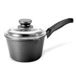 CASSERUOLA 1 MANICO C/COP. cm 16 EXTRABLACK RISOLI 00095EB/16PN PENTOLE RISOLI'              C RISOLI