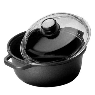 CASSERUOLA 2 MANICI C/COP. cm 20 EXTRABLACK RISOLI 00097EB/20PN PENTOLE RISOLI'              C RISOLI