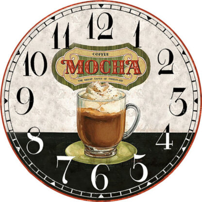OROLOGIO MURO MOCHA               cm 30 XTRA 09997 KL1137 - M2188 OROLOGI SVEGLIE              C XTRA