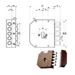 SERRATURA SIC.SEMPLICE DX            38600 MOTTURA 38600VD00 MOTTURA SERR.LEGNO APPLICARE S MOTTURA