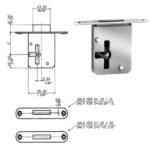 SERRATURA MOBILI INFILARE  E 45 SX BT   MPE MERONI MPET45S MERONI SERR.MOBILI INFILARE  S MERONI SERRATURE
