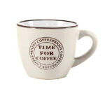 TAZZA CAFFE PORCELLANA ROMANTIC  Pz 6 PASSIONECASA 905377 TAZZE CERAMICA               C