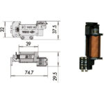 BOBINA ELETTROSERRATURE V.12       07025-00-0 CISA 07025.00.0 CISA VARIE                   S CISA