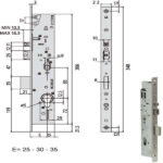 ELETTROSERRATURA INF.MONT. ALL     19225-35-0 CISA 19225.35.0 CISA ELETTROSERRATURE INF.   S CISA