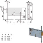 ELETTROSERRATURA INF.FASCE ALL     14451-70-0 CISA 14451.70.0 CISA ELETTROSERRATURE INF.   S CISA