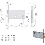 ELETTROSERRATURA INF.FASCE ALL     14461-90-0 CISA 14461.90.0 CISA ELETTROSERRATURE INF.   S CISA
