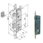 SERRATURA INF.ALL               101.35.01.0  WELKA 10135010 WELKA SERR.ALL/FERRO INFIL.  S WELKA