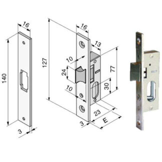 SERRATURA INF.ALL                115.15.01.0 WELKA 11515010 WELKA SERR.ALL/FERRO INFIL.  S WELKA