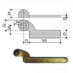 BRACCIO CHIUDIPORTA 7100 INF SX         MA0003 MAB MA0003K0 MAB ASSA ABLOY CHIUDIPORTA   S