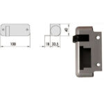 CONTROPIASTRA ELETTROSERRATURE DX  07017-10-1 CISA 07017.10.1 CISA VARIE                   S CISA