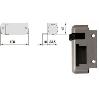 CONTROPIASTRA ELETTROSERRATURE DX  07017-10-1 CISA 07017.10.1 CISA VARIE                   S CISA