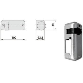 CONTROPIASTRA ELETTROSERRATURE DX  07018-00-1 CISA 07018.00.1 CISA VARIE                   S CISA