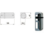 CONTROPIASTRA ELETTROSERRATURE SX  07020-00-2 CISA 07020.00.2 CISA VARIE                   S CISA