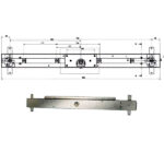 SERRATURA BASCULE SPRANGA CIL.   LLC113.8   POTENT LLC113.8 POTENT SERR.BASCULANTI       S POTENT