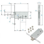 ELETTROSERRATURA INF.FASCE ALL DM     F6991-90 FEB F6991 NUOVA FEB ELETTROSERR.INFIL. S NUOVA FEB