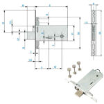 ELETTROSERRATURA INF.FASCE ALL DM     F6973-70 FEB F6973 NUOVA FEB ELETTROSERR.INFIL. S NUOVA FEB
