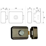 ELETTROSERRATURA MOTORIZZATA FERRO        MVM DIAX MVMACDC DIAX ELETTROSERRATURE APPLIC.S DIAX