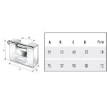 LUCCHETTO CORAZZATO mm 90 SERRANDE KA       POTENT 11089KA POTENT LUCCHETTI             S POTENT