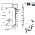 SERRATURA SIC.QUINTUPL.SX SCROCCO    85462 MOTTURA 85462S000Q MOTTURA SERR.BLINDATE        S MOTTURA