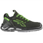 SCARPE BRYAN NERO/VERDE BASSE 42         S3 UPOWER RS20114-42 SCARPE ANTINFORTUNISTICHE    F UPOWER