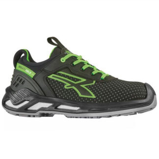 SCARPE BRYAN NERO/VERDE BASSE 39         S3 UPOWER RS20114-39 SCARPE ANTINFORTUNISTICHE    F UPOWER