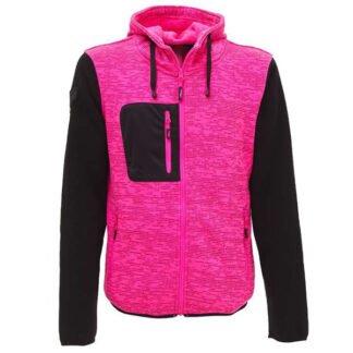 FELPA ZIP LUNGA BLACK FUCSIA L      RAINBOW UPOWER EY174BF-L INDUMENTI LAVORO             F UPOWER