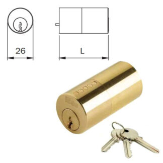 CILINDRO APP.TONDO 50                  852507 ISEO 852507 ISEO CILINDRI                S ISEO