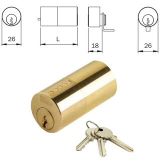 CILINDRO APP.TONDO DOPPIO 50           854507 ISEO 854507 ISEO CILINDRI                S ISEO