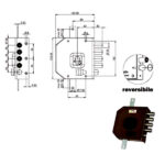 SERRATURA SIC.TRIPLICE SX CIL.           G454 MOIA G454SXB MOIA SERR.LEGNO APPLICARE    S MOIA SERRATURE