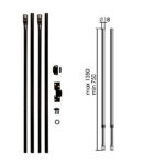 ASTE SERRATURE TRIPLICE             Pz 2 100T MOIA 100T MOIA VARIE                   S MOIA SERRATURE