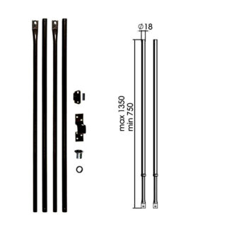 ASTE SERRATURE TRIPLICE             Pz 2 100T MOIA 100T MOIA VARIE                   S MOIA SERRATURE