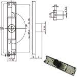 SERRATURA MOBILI APP.ASTE SCORRIMENTO   220250 OMR 220250 OMR SERR.MOBILI APPLICARE    S OMR