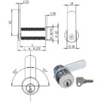 CILINDRO LEVETTA mm 41 D.20              63255 OMR 63255 OMR CILINDRI                 S