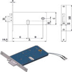 ELETTROSERRATURA INF.FASCE ALL E60        377 OMEC 377 OMEC ELETTROSERRATURE INFIL. S OMEC