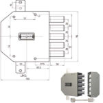 SERRATURA SIC.TRIPLICE DX DM               2200 CR 2200-01N CR SERR.LEGNO APPLICARE      S CR