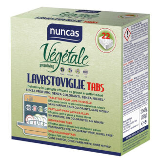 DETERSIVO LAVASTOVIGLIE TABS VEGETALE Pz 22 NUNCAS F14 4000881 NUNCAS                       C NUNCAS