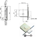 SERRATURA INFILARE DM                      4000 CR 4000-02 CR SERR.ALL/FERRO INFILARE   S CR