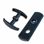 MANIGLIA BASCULANTI PLACCA CILINDRO TONDO     IBFM 1437/T IBFM BASCULANTI              S IBFM