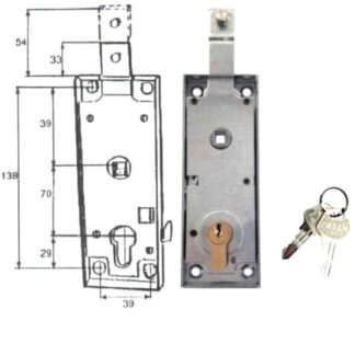SERRATURA BASCULE CIL.YALE C/Q           110 FASEM 110/CC FASEM SERR.BASCULANTI        S FASEM