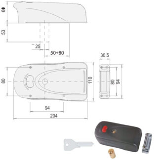 ELETTROSERRATURA APP.FERRO         1A731-00-0 CISA 1A731.00.0 CISA ELETTROSERRATURE APP.   S CISA