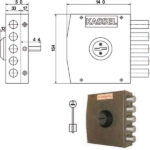 SERRATURA SIC.SEMPLICE DX DM           1101 KASSEL 1101 KASSEL SERR.LEGNO APPLICARE  S KASSEL
