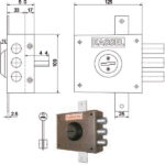 SERRATURA SIC.TRIPLICE SX DM           1202 KASSEL 1202SA KASSEL SERR.LEGNO APPLICARE  S KASSEL