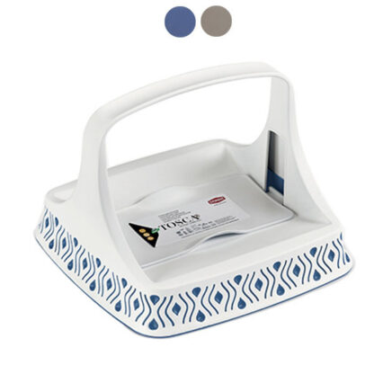PORTATOVAGLIOLI ORIZZONTALE TOSCA BLU     STEFANPL 55801 PORTATOVAGLIOLI              C STEFANPLAST