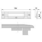 CONTROPIASTRA SERRATURE            06141-35-0 CISA 06141.35.0 CISA VARIE                   S CISA