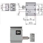 ELETTROSERRATURA APP.FERRO V09           7905 VIRO 30790500000000 VIRO ELETTROSERRATURE APPLIC.S VIRO