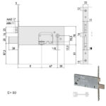 SERRATURA INFILARE FASCE ALL       57352-90-0 CISA 57352.90.0 CISA SERR.ALL/FERRO INFILARE S CISA